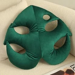 Soft Toy Nordic Green Lifelike Leaf Plushies Pillow