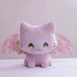 Soft Toy Luna & Solis The Kawaii Sakura Cats With Wings Plushies | NEW