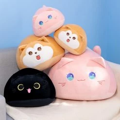 Soft Toy Soft Pebble Cats & Dog Animal Plushies Collection | NEW