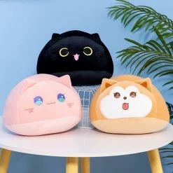 Soft Toy Soft Pebble Cats & Dog Animal Plushies Collection | NEW