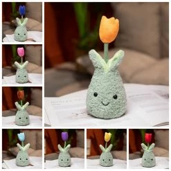 Soft Toy Friendly Cuddly Tulip 22cm Flower Pot Plushie Collection | NEW 20 Soft Toy Friendly Cuddly Tulip 22cm Flower Pot Plushie Collection | NEW