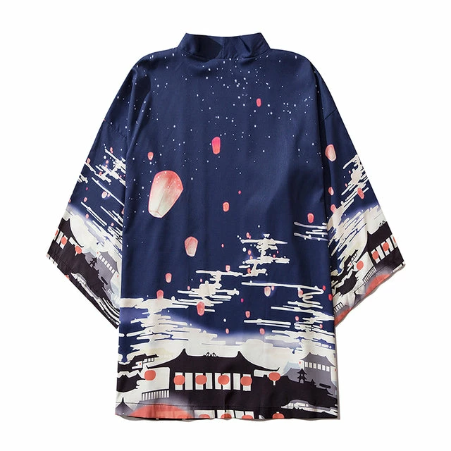 Apparel Kimono Japanese Temple Mystic Night 3 Apparel Kimono Japanese Temple Mystic Night