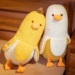 Soft Toy Fluffy Banana Duck Crew Plushies | NEW