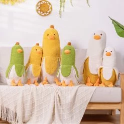Soft Toy Fluffy Banana Duck Crew Plushies | NEW