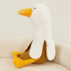 Soft Toy Fluffy Banana Duck Plushie | NEW