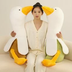 Soft Toy Fluffy Banana Duck Plushie | NEW