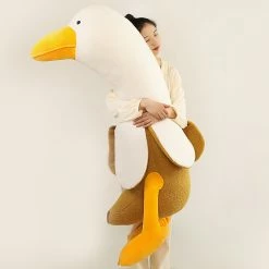 Soft Toy Fluffy Banana Duck Plushie | NEW