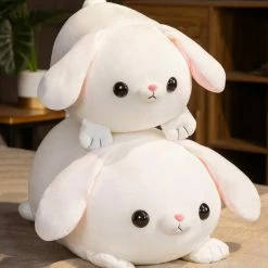 Soft Toy Pearls The Kawaii White Laying Bunny Plushie | NEW 24 Soft Toy Pearls The Kawaii White Laying Bunny Plushie | NEW