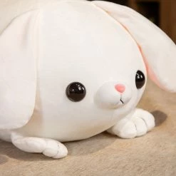 Soft Toy Pearls The Kawaii White Laying Bunny Plushie | NEW 23 Soft Toy Pearls The Kawaii White Laying Bunny Plushie | NEW