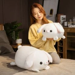 Soft Toy Pearls The Kawaii White Laying Bunny Plushie | NEW 19 Soft Toy Pearls The Kawaii White Laying Bunny Plushie | NEW