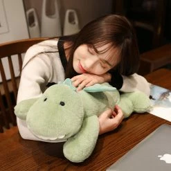 Soft Toy Hajiro The Goofy Green Dinosaur Plushie | NEW