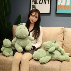 Soft Toy Hajiro The Goofy Green Dinosaur Plushie | NEW 26 Soft Toy Hajiro The Goofy Green Dinosaur Plushie | NEW