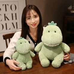 Soft Toy Hajiro The Goofy Green Dinosaur Plushie | NEW 32 Soft Toy Hajiro The Goofy Green Dinosaur Plushie | NEW