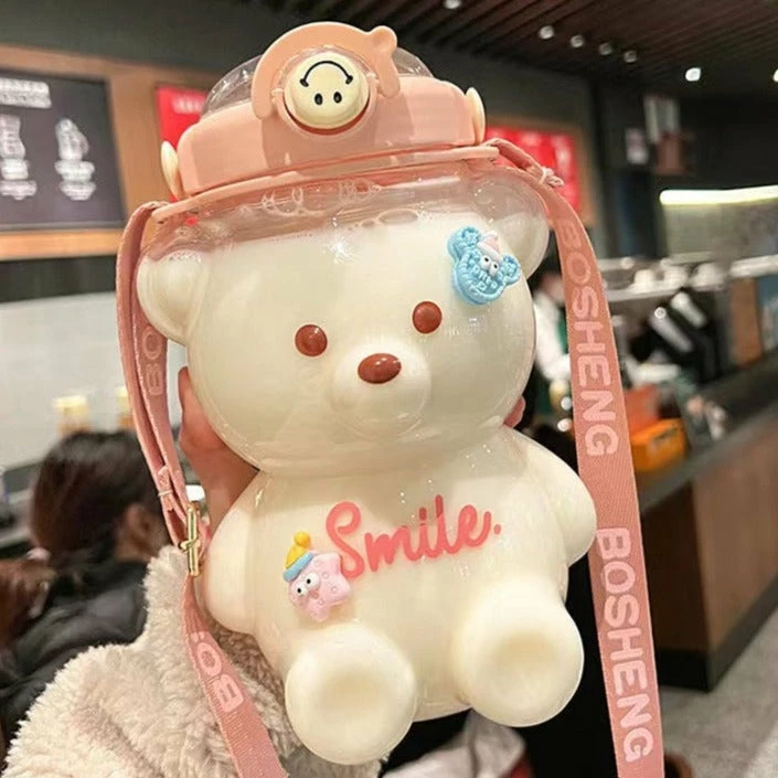 Home Decor Kawaii Jumbo Bear Shaped Bottle With Strap | NEW 7 Home Decor Kawaii Jumbo Bear Shaped Bottle With Strap | NEW