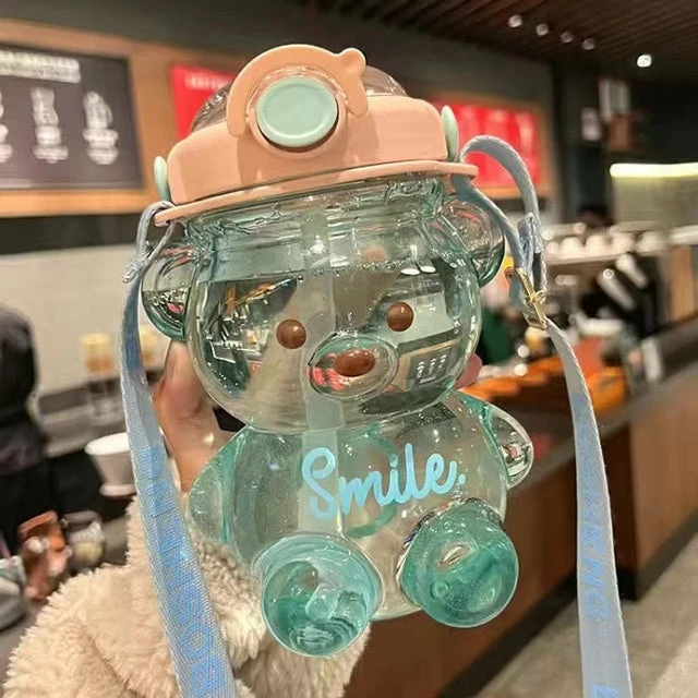 Home Decor Kawaii Jumbo Bear Shaped Bottle With Strap | NEW 8 Home Decor Kawaii Jumbo Bear Shaped Bottle With Strap | NEW