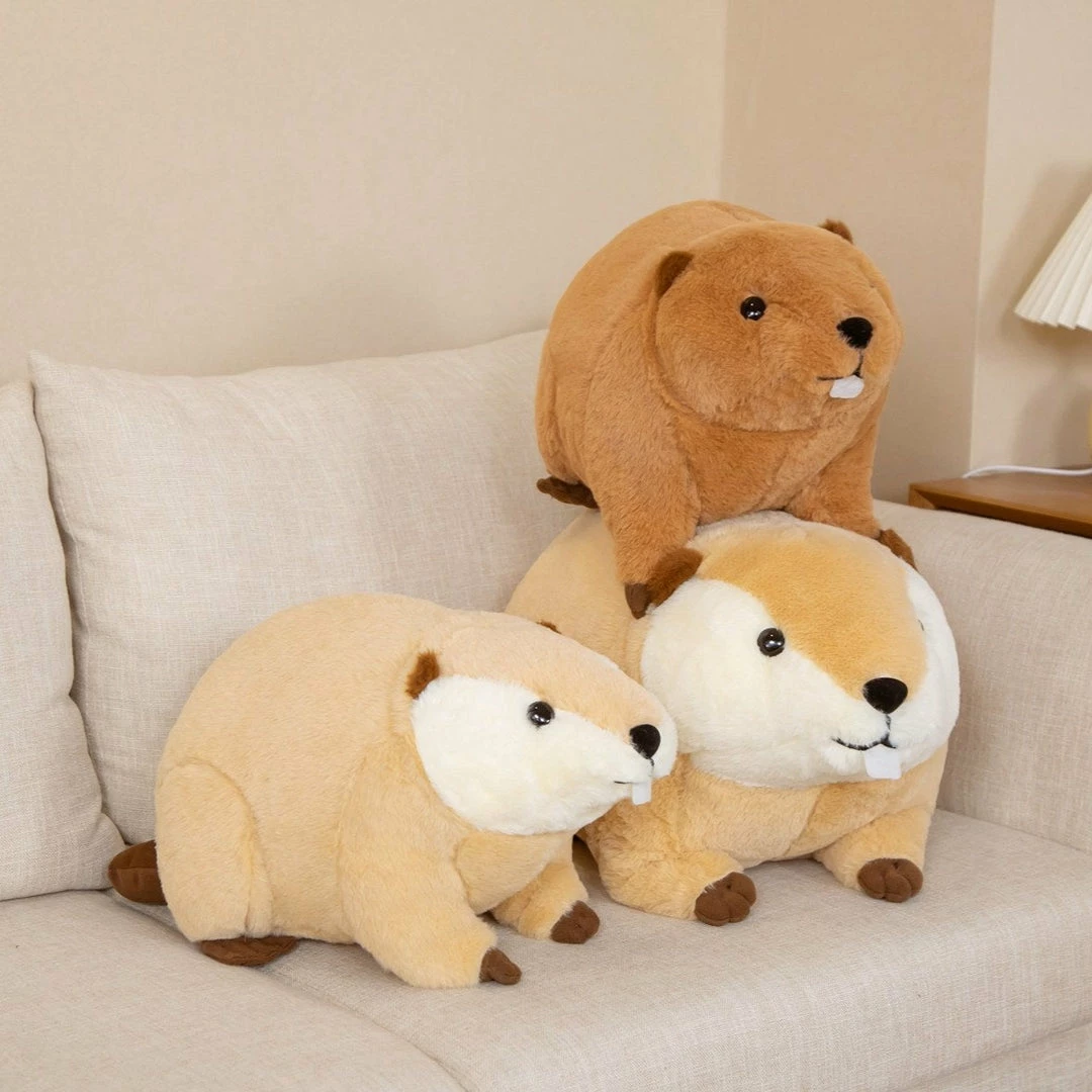 Soft Toy Billy & Willy The Fluffy Brown Beaver Plushie | NEW 9 Soft Toy Billy & Willy The Fluffy Brown Beaver Plushie | NEW