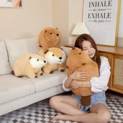 Soft Toy Billy & Willy The Fluffy Brown Beaver Plushie | NEW 17 Soft Toy Billy & Willy The Fluffy Brown Beaver Plushie | NEW