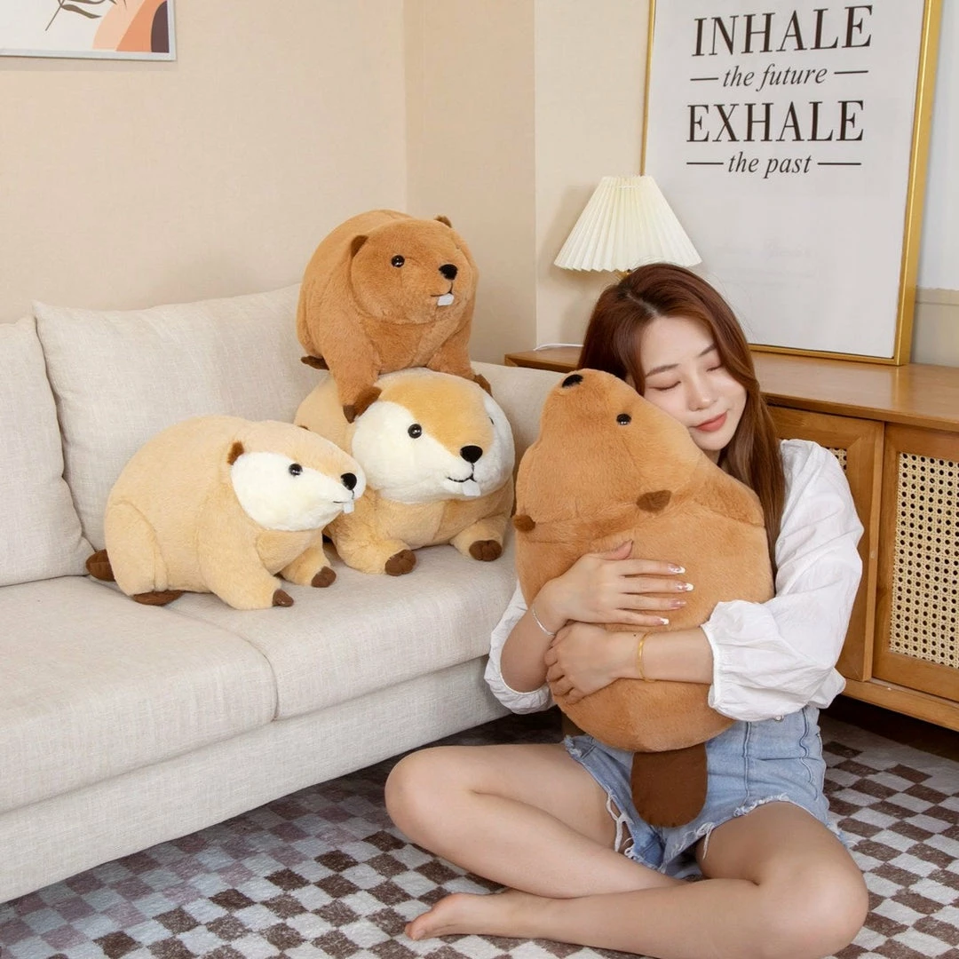 Soft Toy Billy & Willy The Fluffy Brown Beaver Plushie | NEW 5 Soft Toy Billy & Willy The Fluffy Brown Beaver Plushie | NEW