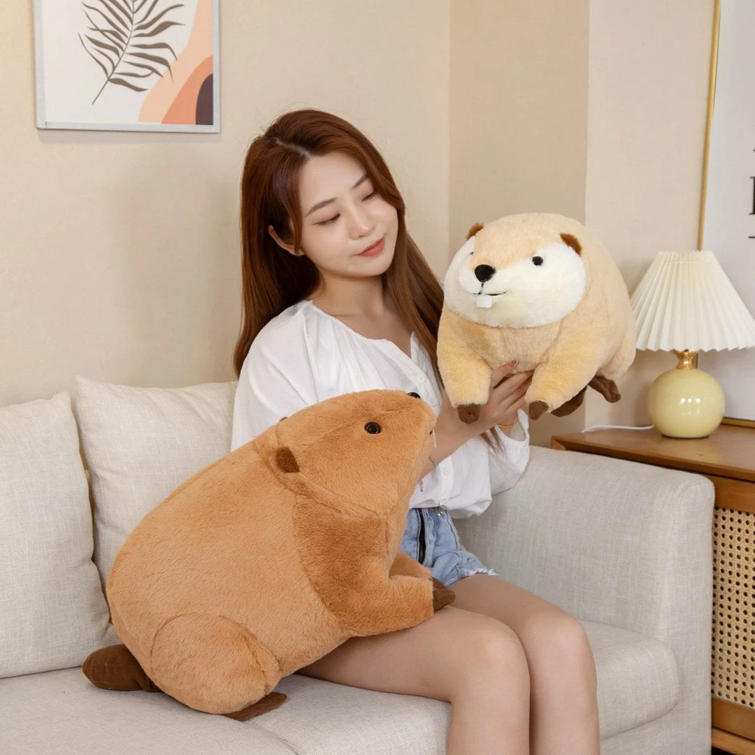 Soft Toy Billy & Willy The Fluffy Brown Beaver Plushie | NEW 7 Soft Toy Billy & Willy The Fluffy Brown Beaver Plushie | NEW