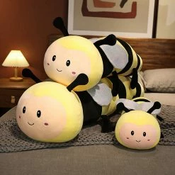Soft Toy Long Snuggly Bee Wasp Plushie | NEW
