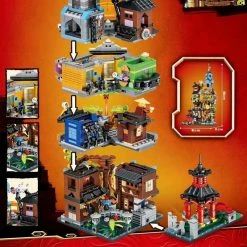 Build It Japanese City Garden Temple Nano Building Set | NEW 10 Build It Japanese City Garden Temple Nano Building Set | NEW